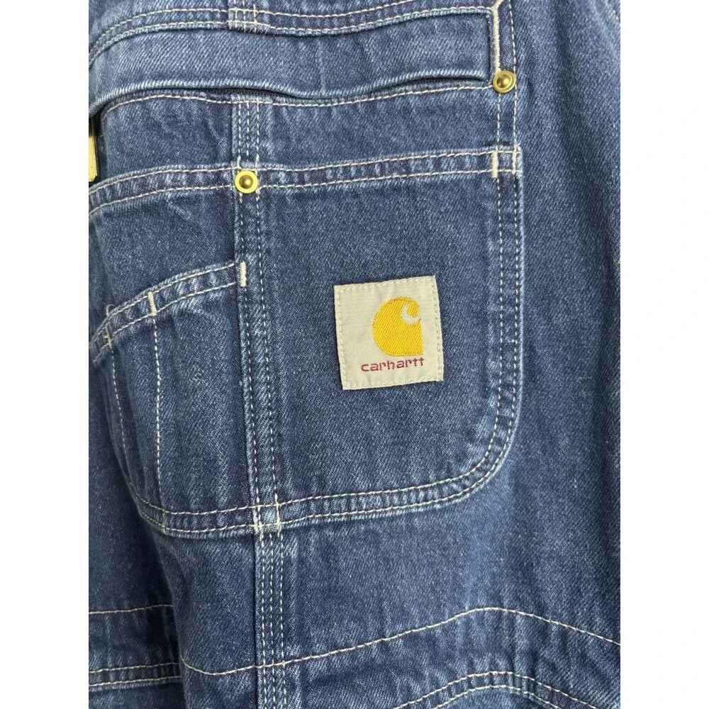 Carhartt Loose-Fit Denim Bib Overalls Men’s  38x28